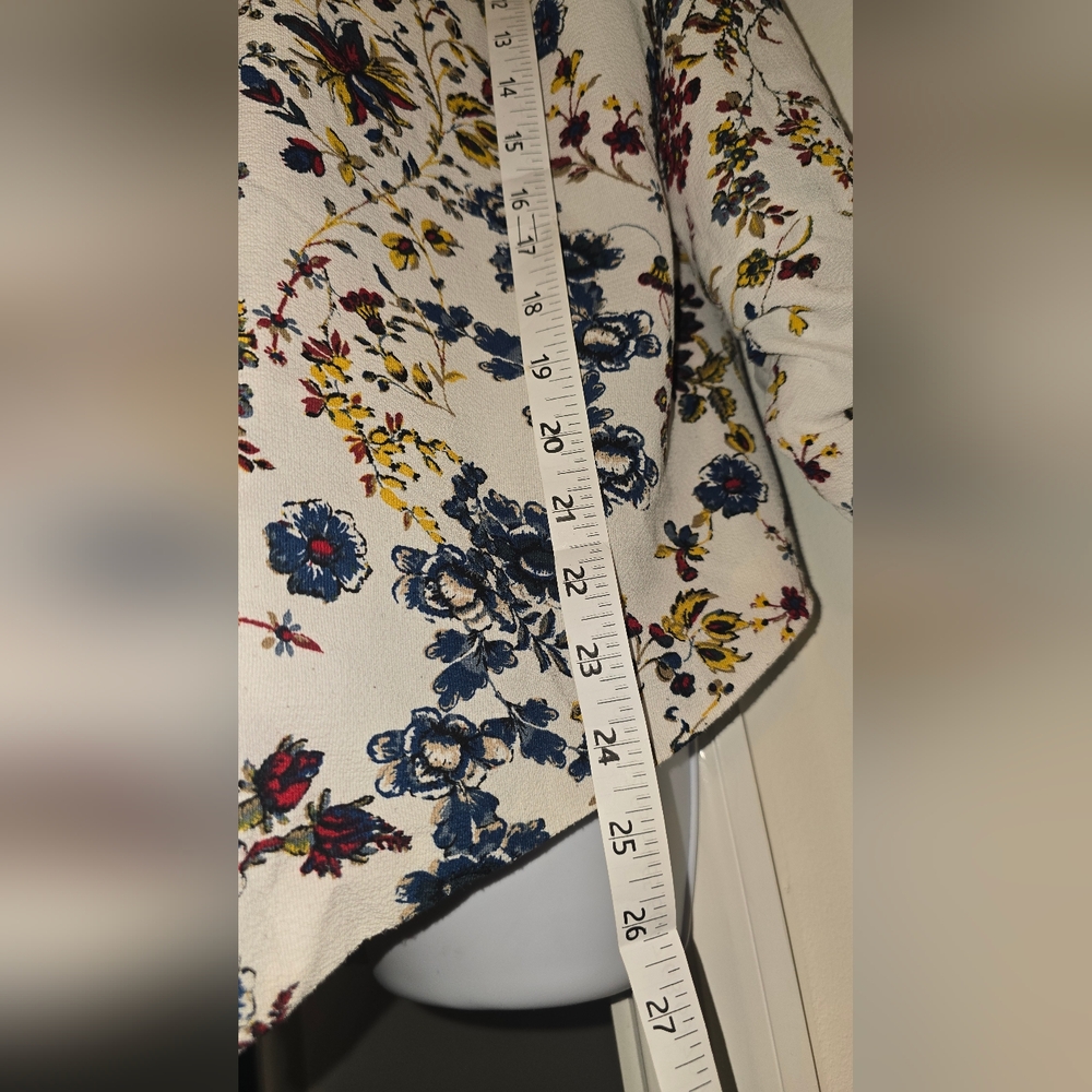 Jules & Leopold Floral Open Front Kimono Cardigan Jacket - Picture 5 of 7
